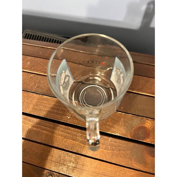 Macy's 2007 Santa Bear Family Glass‎ Mug Christmas Drinkware Dept Store Y2K - Picture 5 of 6